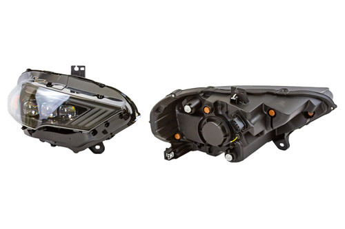AlphaRex Mustang NOVA-Series LED Projector Headlights - Alpha-Black (2018-2023)