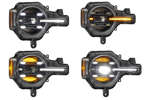 Morimoto Bronco XB LED Headlights - White (2021-2023)