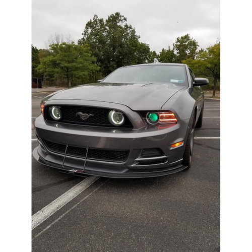APR Performance Mustang w/ Roush Lip Carbon Fiber Wind Splitter With Rods (2013-2014)