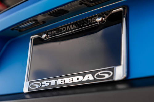 Steeda Chrome License Plate Tag Frame