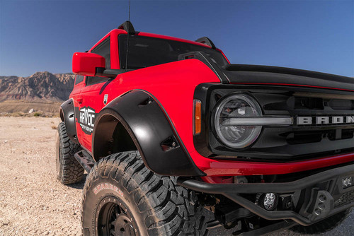 Bushwacker Bronco 2-Door Pocket Style Flares - Black (2021-2022)