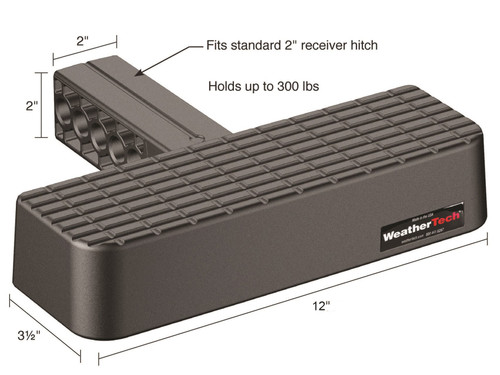 WeatherTech Bumper step / Bumper Protector Black F Series Truck & Explorer