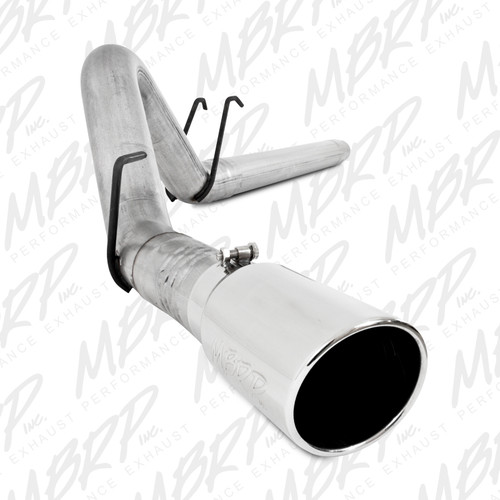 MBRP F-250/F-350 6.4L Installer Series 4" Filter Back Single Side Exit Exhaust (2008-2010)