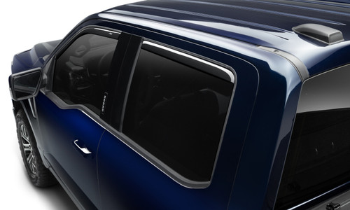 AVS F-150 SuperCrew In-Channel Ventvisor Deflectors- Smoked (2015-2024)