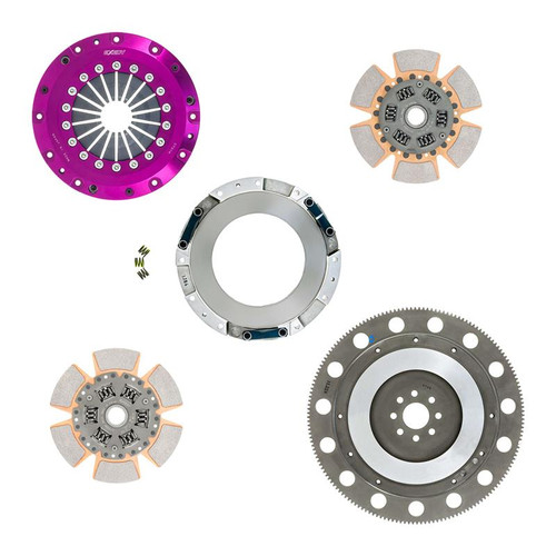 Exedy Hyper Twin Disc Clutch Kit w/ Flywheel - 26 Spline Mustang (1996-2010, GT500 2007-2011)