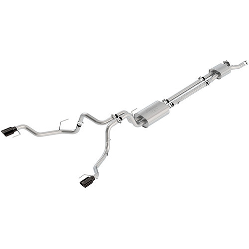 Ford Performance Raptor 2.75" Touring Cat-Back Exhaust - Black Tips (2017-2019)