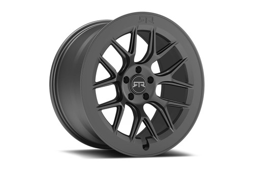 RTR Mustang Widebody Aero 7 FORGED Wheel; 20x11; 5x4.50 - 16mm Offset - Satin Charcoal (2015-2023)