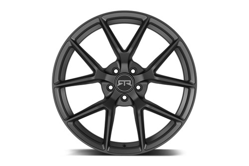RTR Mustang Tech 5 Wheel Rear Only; 20x10.5; 5x4.50; 45mm Offset - Satin Charcoal (2005-2023)
