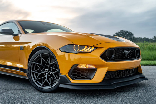 ORACLE Mustang Black-Series Dynamic ColorSHIFT LED Headlights w/ Sequential Turn Signal (2018-2023)