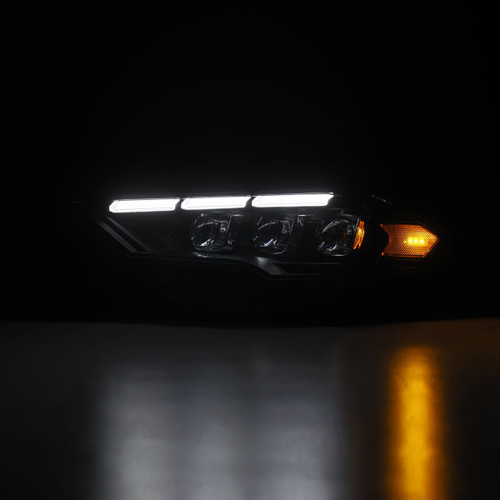 AlphaRex Mustang/Mach 1 NOVA-Series MK II LED Projector Headlights - Black (2018-2023)