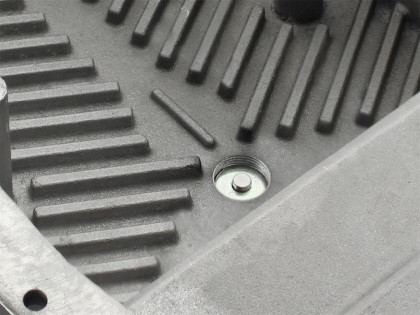 aFe POWER F-150 6R80 Transmission Pan Machined Fins Black Finish (2009-2016)