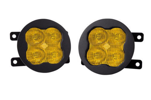 Diode Dynamics Mustang SS3 LED Fog Light Kit - Yellow SAE Fog Pro (2006-2009)