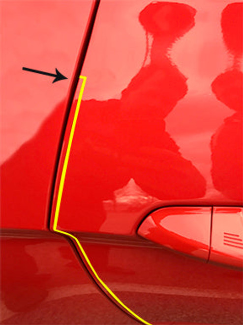 Anchor Room Mustang Door Edge & Handle Paint Protection Kit (2024+)