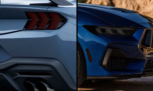 Anchor Room Mustang Front and Rear Lens Vinyl Tint - 20%/50% Tint (2024-2026)