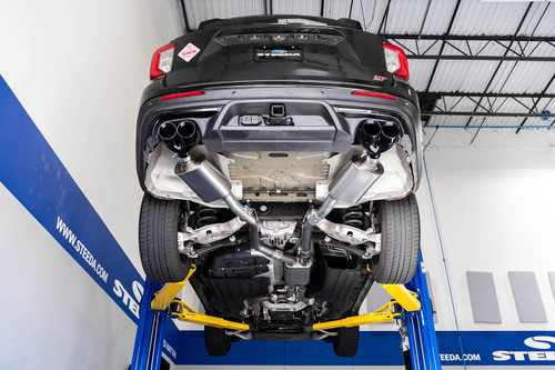 Thermal R&D Explorer ST 3" Cat-Back Exhaust System w/ Front Pipes - Black Coated Tips (2020-2026)
