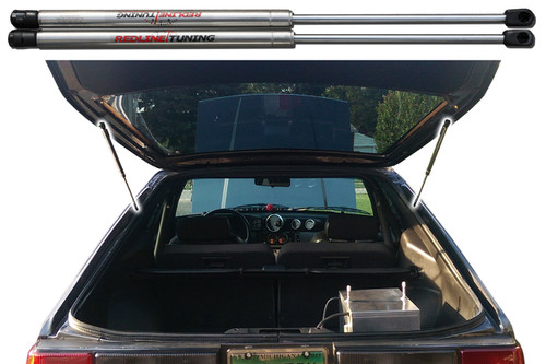 Redline Tuning Mustang QuickLIFT Elite Hatch Strut Kit - Stainless Steel (1979-1993)