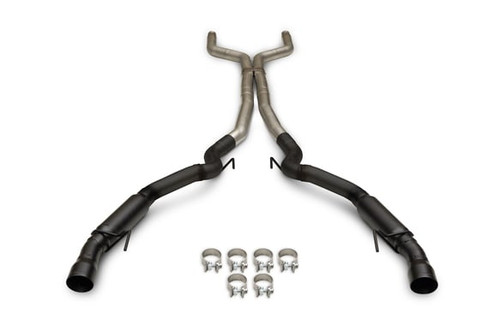 Flowmaster Mustang GT Outlaw Cat-Back Exhaust - Black Tips (2024-2026)