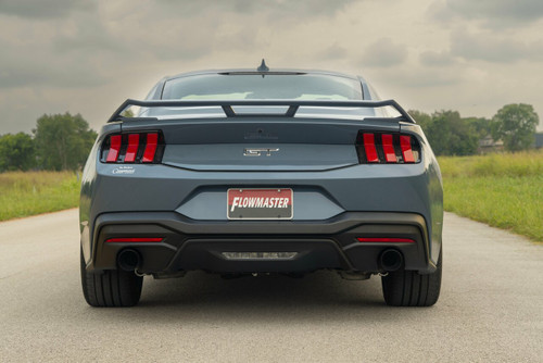 Flowmaster Mustang GT Outlaw Cat-Back Exhaust - Black Tips (2024-2026)
