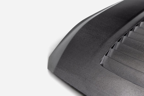 Anderson Composites Mustang Type-GT5 Double Sided Carbon Fiber Hood (2024-2026)