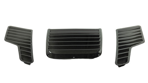 Phoenix CF Designs Mustang GT350 GT4 Style Hood Vent Package - Gloss (2016-2020)