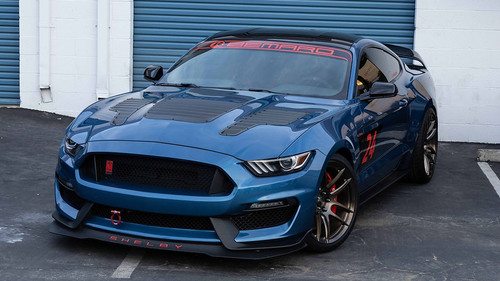 Phoenix CF Designs Mustang GT350 GT4 Style Hood Vent Package - Gloss (2016-2020)