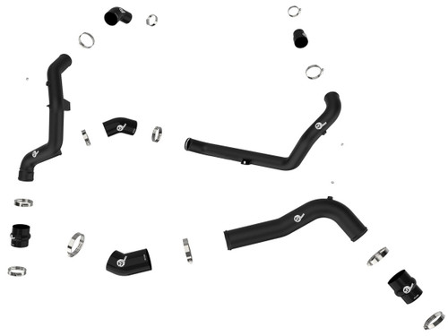 aFe Explorer 3.0L BladeRunner Aluminum Hot and Cold Charge Pipe Kit - Black (2022-2023)