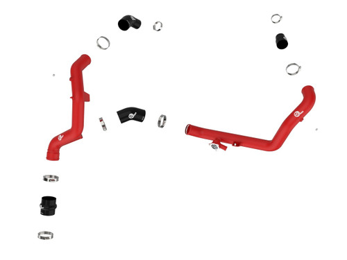 aFe Explorer 3.0L BladeRunner 2-1/4" Aluminum Hot Charge Pipe Kit - Red (2020-2021)