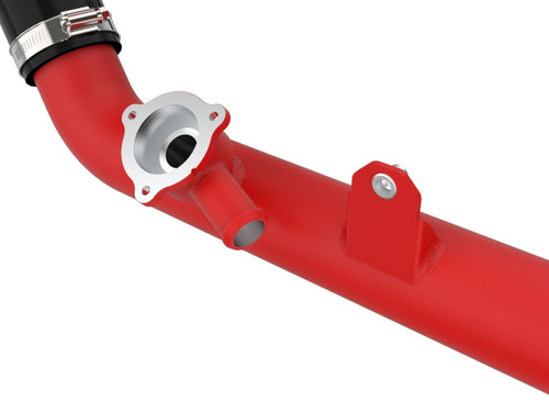 aFe Explorer 3.0L BladeRunner 2-1/4" Aluminum Hot Charge Pipe Kit - Red (2020-2021)