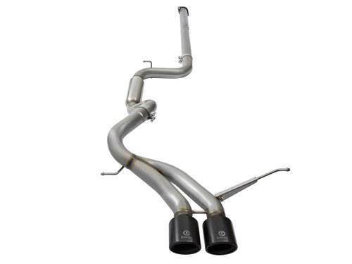 Takeda Focus ST 3" Cat-Back Exhaust System - Black Tips (2013-2018)