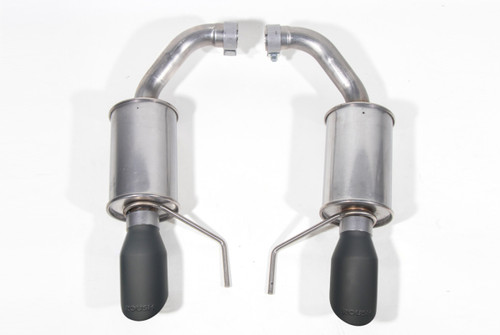 Roush Mustang EcoBoost/GT Dual-Tip Axle-Back Exhaust - Black Tips (2024-2026)