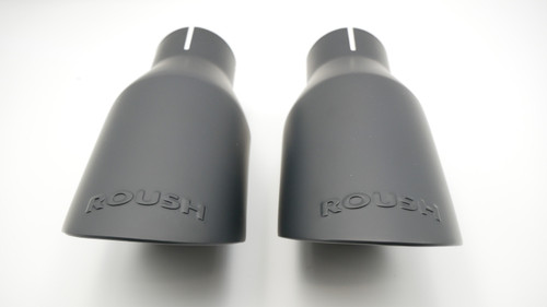Roush Mustang EcoBoost/GT Dual-Tip Axle-Back Exhaust - Black Tips (2024-2026)