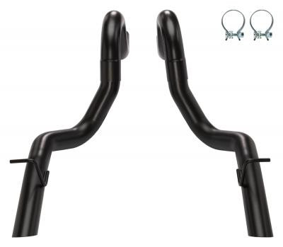 Pypes Mustang 3" Tailpipe Exhaust Kit - Black (1986-1993)