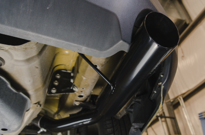 Pypes Mustang GT M-80 Super System Mid-Muffler Cat-Back Exhaust - Black Tips (2005-2010)