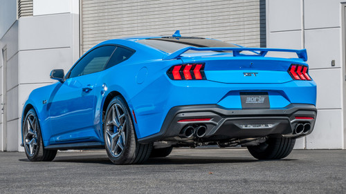 Borla Mustang GT S-Type Active Cat-Back Exhaust - Quad Black Chrome Tips (2024-2026)