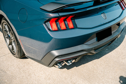 Corsa Mustang Dark Horse Sport Active Axle-Back Exhaust - Quad Slash-Cut Polished Tips (2024-2026)