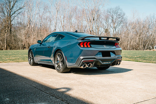 Corsa Mustang Dark Horse Sport Active Axle-Back Exhaust - Quad Slash-Cut Polished Tips (2024-2026)