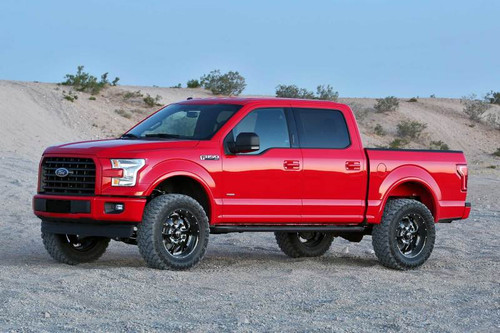 Fabtech F-150 4WD 4in Basic System w/Rear Performance Shocks (2015-2020)