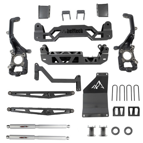 Belltech F-150 4WD 6in Base Lift Kit w/ Trail Performance Rear Shocks (2021+)