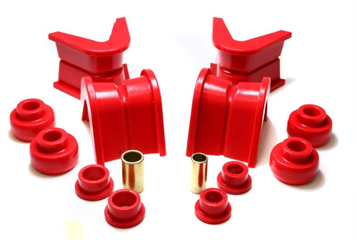 Energy Suspension Red 7 Degree Offset Complete 14 Pc C-Bushing Set (1976-1977 Bronco, 1966-1972 F-100/F-150)