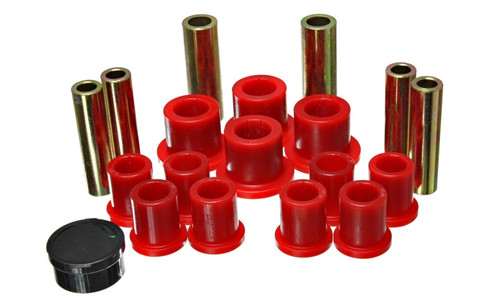 Energy Suspension F150 2WD/4WD Rear Leaf Spring Bushing Set - Red (2004-2006)