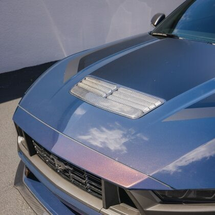 DX Carbon Mustang Carbon Fiber Hood Vent (2024-2026)