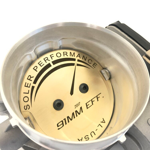 Soler Performance Mustang GT350 5.2l 87MM Throttle Body - 91mm Eff. (2015-2020)