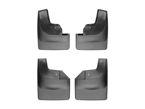 WeatherTech Raptor No Drill Front & Rear Mudflaps - Black (2021-2024)