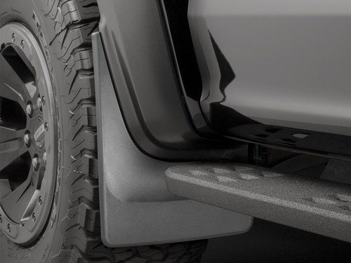 WeatherTech F-150 No Drill Front & Rear Mudflaps - Black (2021-2024)