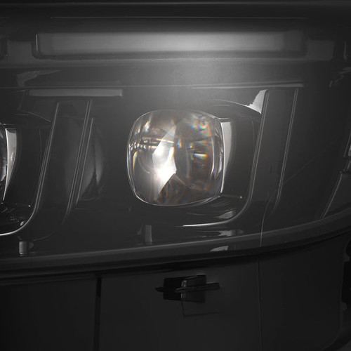 AlphaRex Mustang/GT350/GT500 S650-Style NOVA-Series LED Projector Headlights - Alpha-Black (2015-2023)