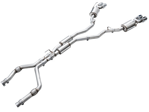 AWE Explorer ST Touring Edition 3" Cat-Back Exhaust - Chrome Silver Tips (2020-2026)