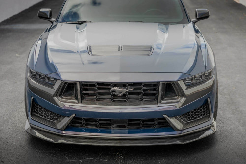 DX Carbon Mustang Dark Horse Carbon Fiber Upper Headlight Trim (2024+)