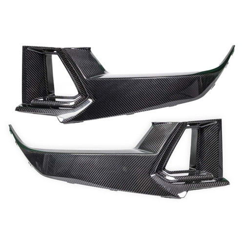 DX Carbon Mustang Dark Horse Carbon Fiber Upper Headlight Trim (2024+)