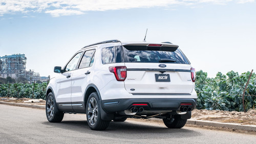 Borla Explorer Sport 3.5L S-Type Cat-Back Exhaust - Black Chrome Tips (2018-2019)