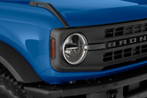 GTS Bronco Front Daytime Running Light Cover Kit - 4 Piece - Carbon Fiber Look (2019-2024)